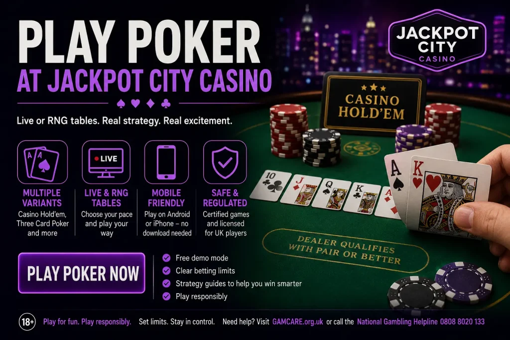 Poker Jackpot City Casino